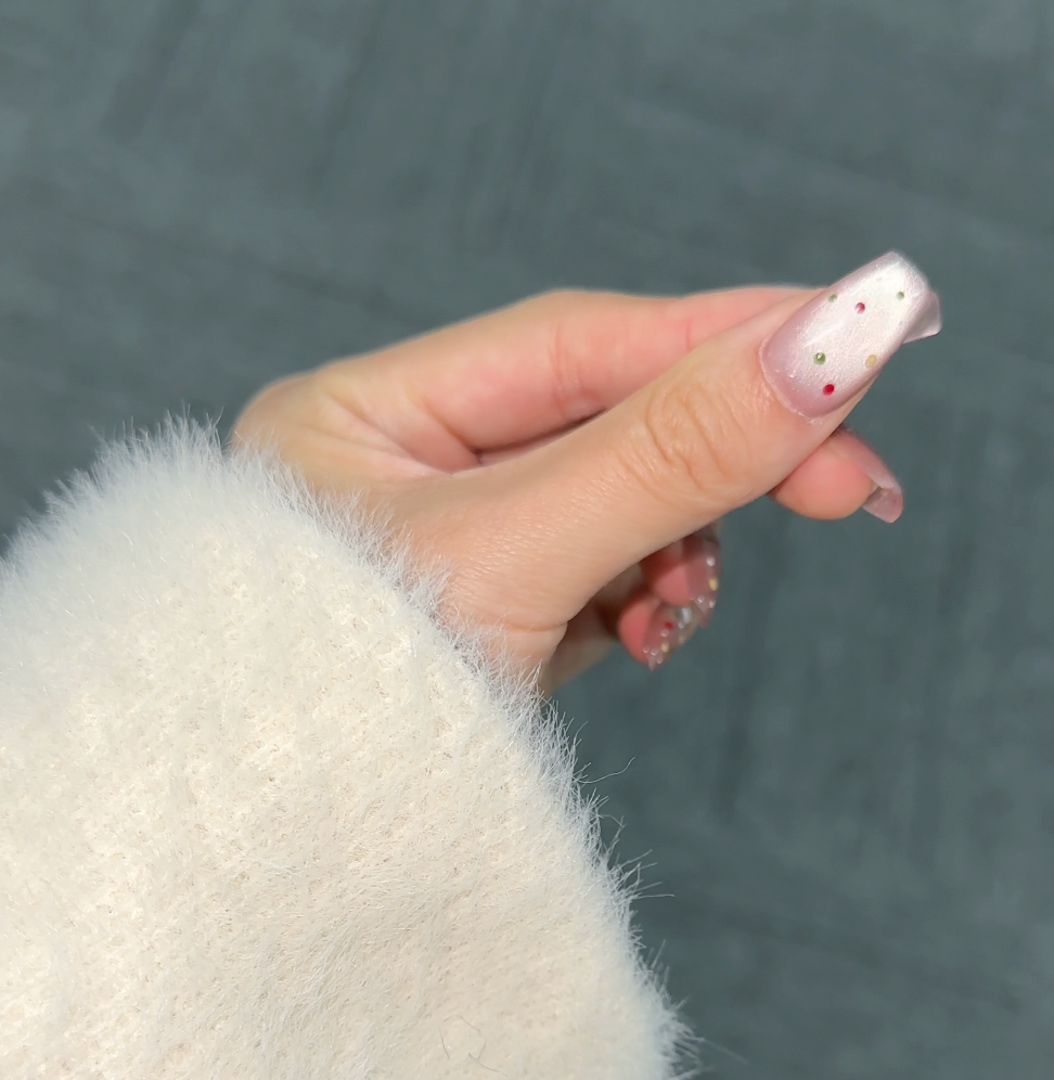 【  Dot dot】hand made;  Press-on nails; Galaxy; Painted;